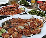 ジンバランのシーフードディナーのイメージ