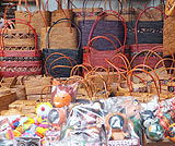 ウブドの市場にて