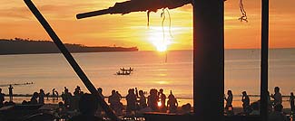 ジンバランビーチのサンセット