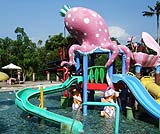 子供たちが大喜びのウォーターパーク