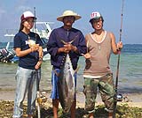 ヤッタネ！大きな魚が釣れました