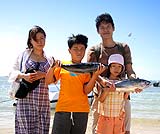 コーラルフィッシングは、ご家族でもお楽しみいただけます