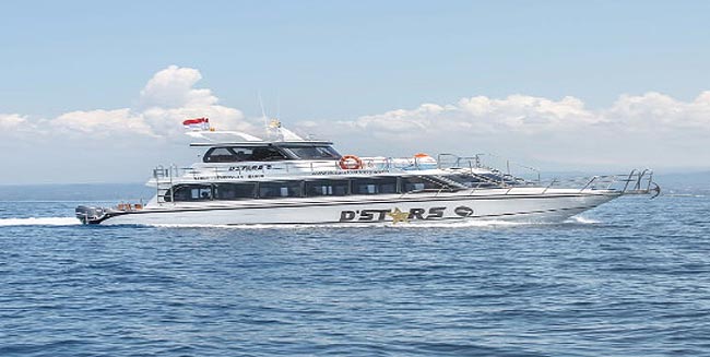 サヌール⇔レンボンガン往復スピードボートチケット