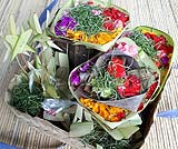 ティルタウンプル寺院での沐浴（ムルカット）の際のお供え