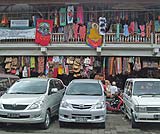 いつも活気にあふれるウブドの市場