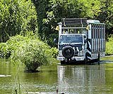 バリサファリパークの目玉「サファリジャーニートリップ」です