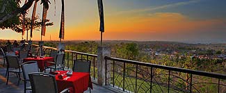 サンセットツアーでご案内するBWKから望むサンセット