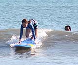 良い波がやって来ました