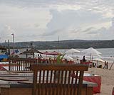 夕暮れ前のジンバランビーチでひと時を・・・